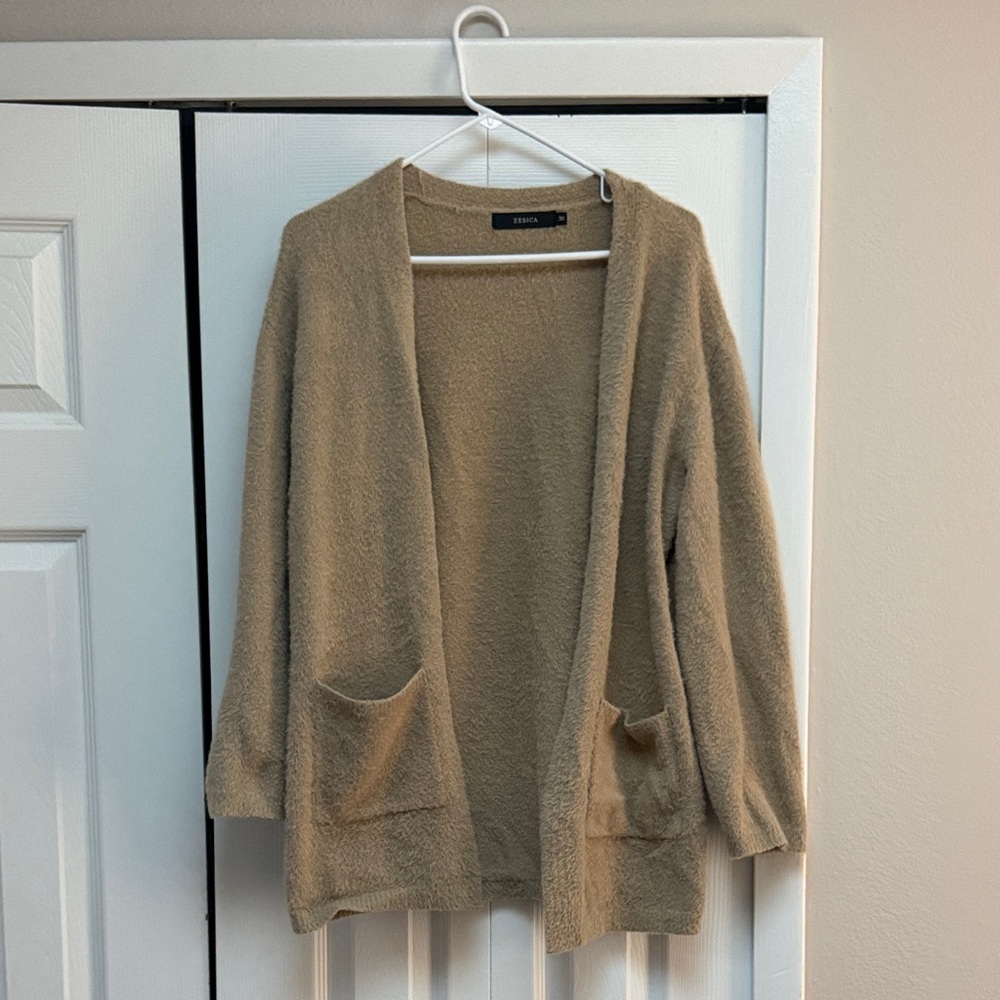 Cozy Tan Cardigan
